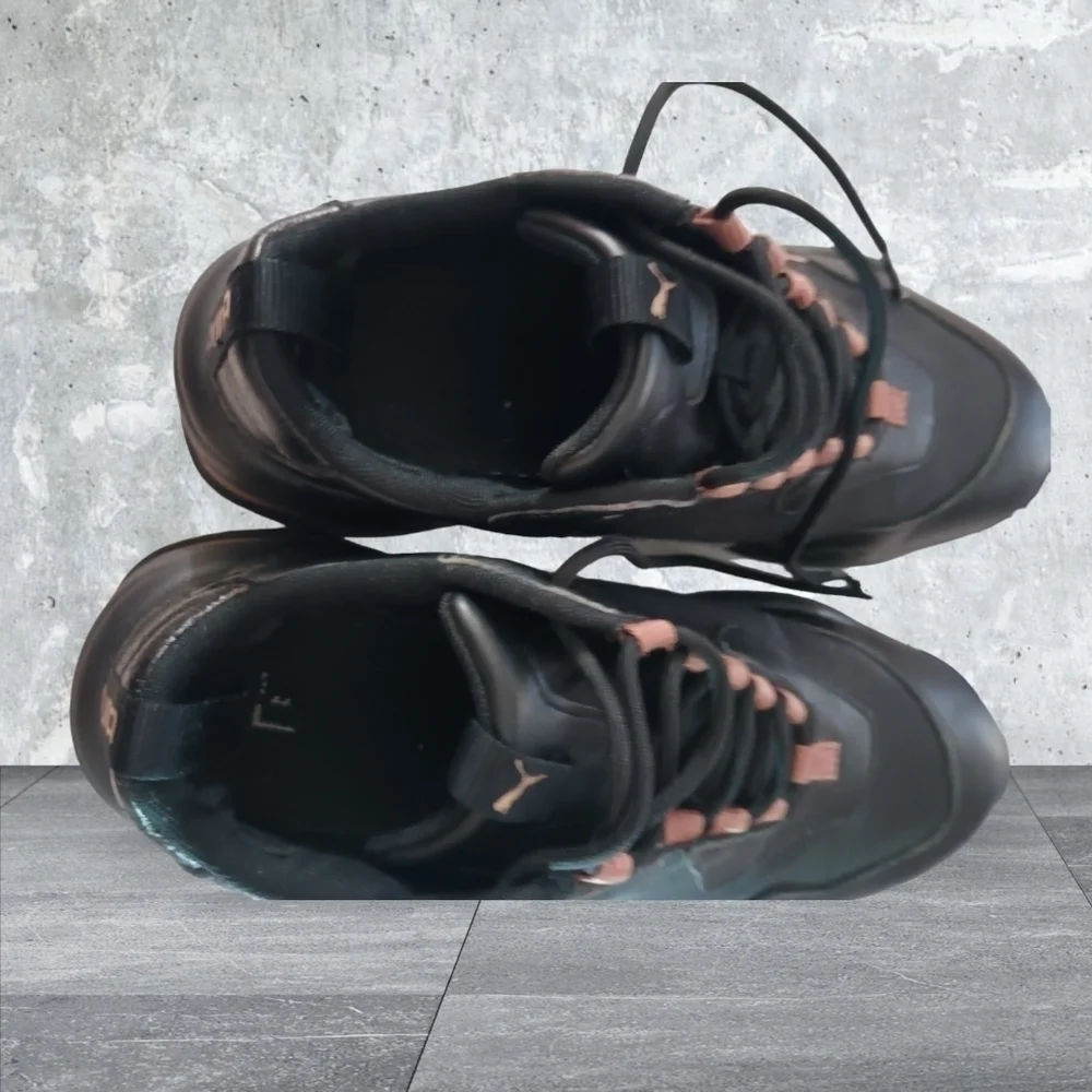 Puma Thunder Electric Sneakers Rose Gold Black Size 9